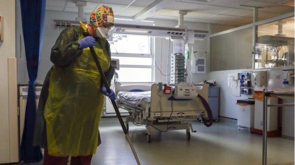 cleaner in hospital