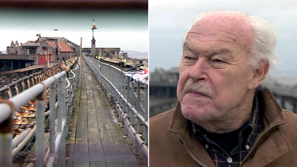 Birnbeck Pier and Timothy West