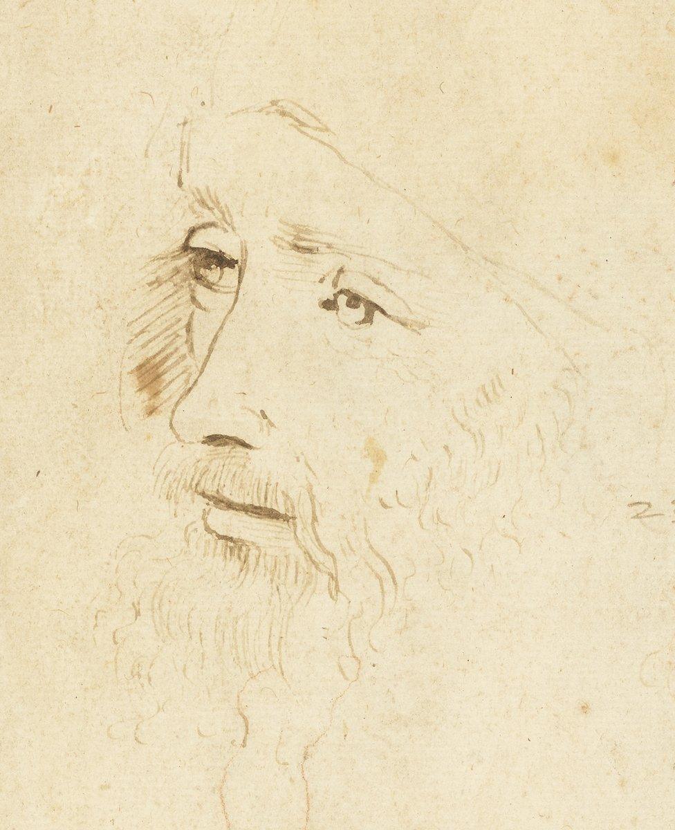 A sketch of Leonardo Da Vinci