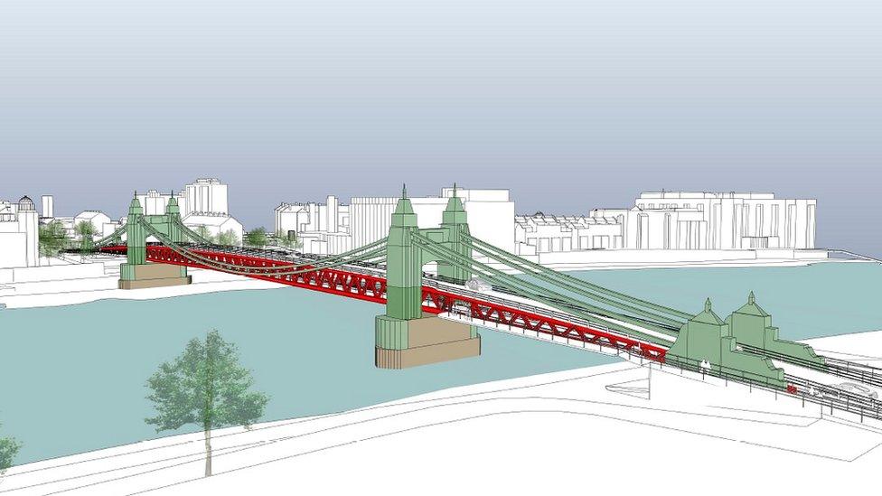 Proposed double-decker bridge