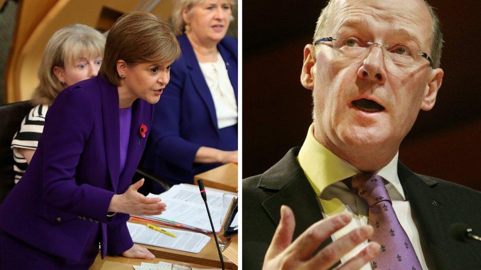 Nicola Sturgeon and John Swinney