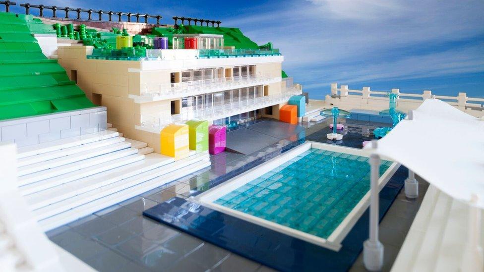 Lego pool by Steve Mayes