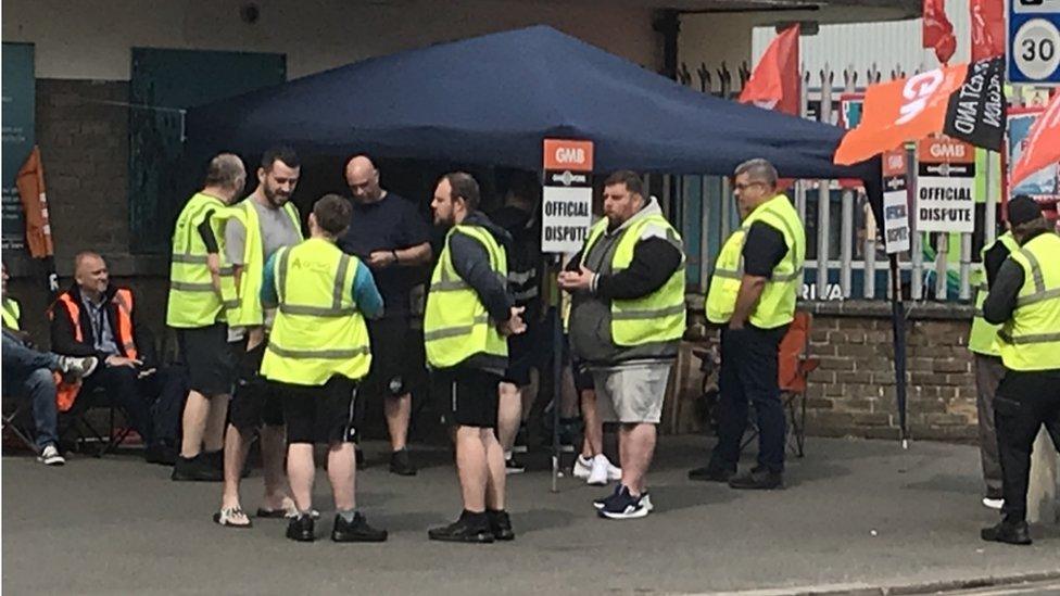 Picket in Liverpool