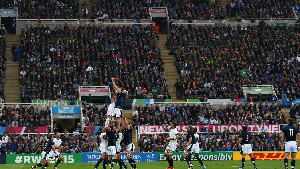 Scotland vs South Africa at St James' Park