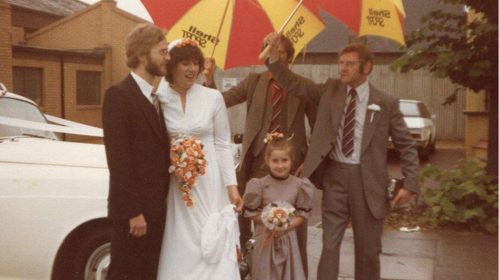 Sue Allan sent us this picture of her wedding day in 1980