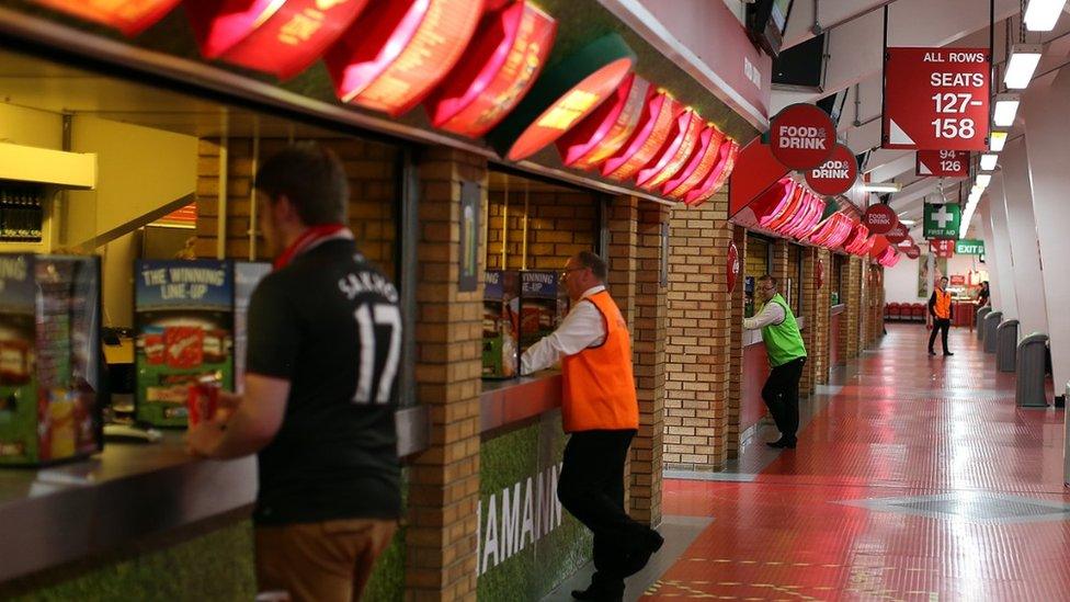 Concourse at Liverpool FC