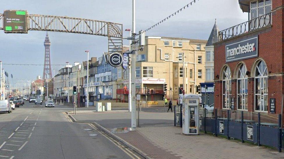 the Manchester pub on Blackpool Promenade