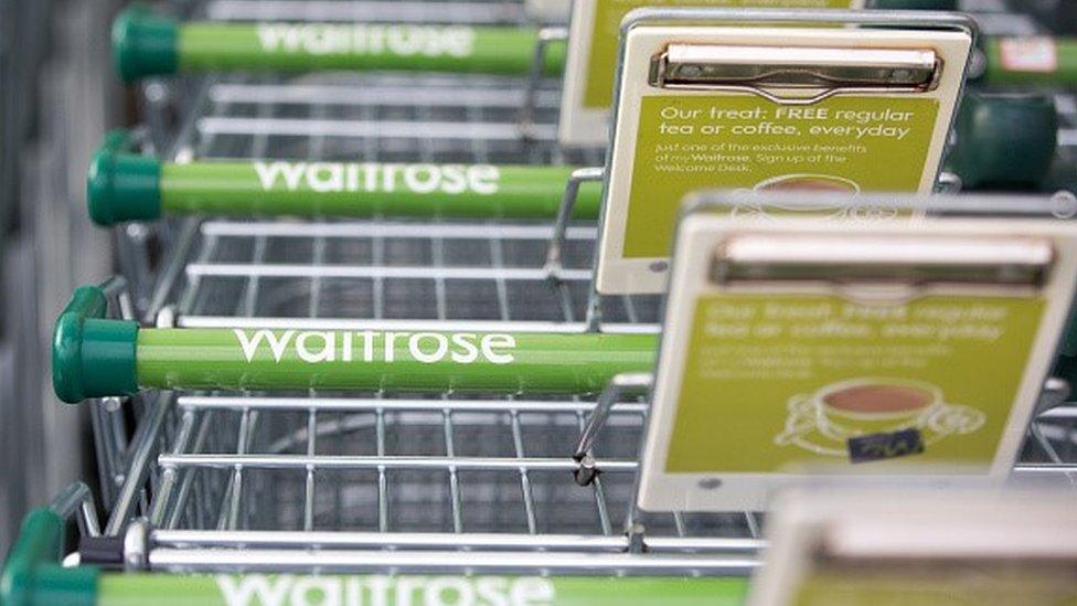 Waitrose trolleys