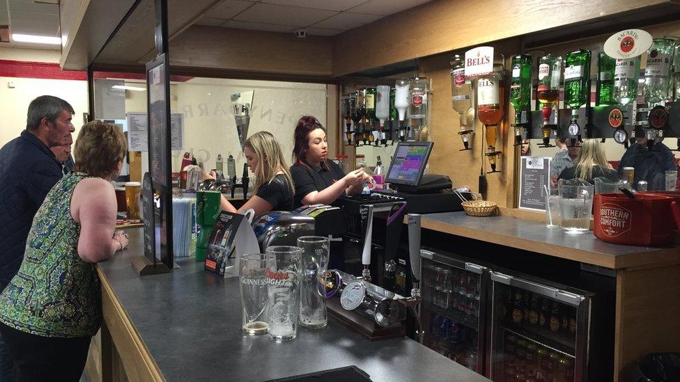 Inside the Penydarren Social Club