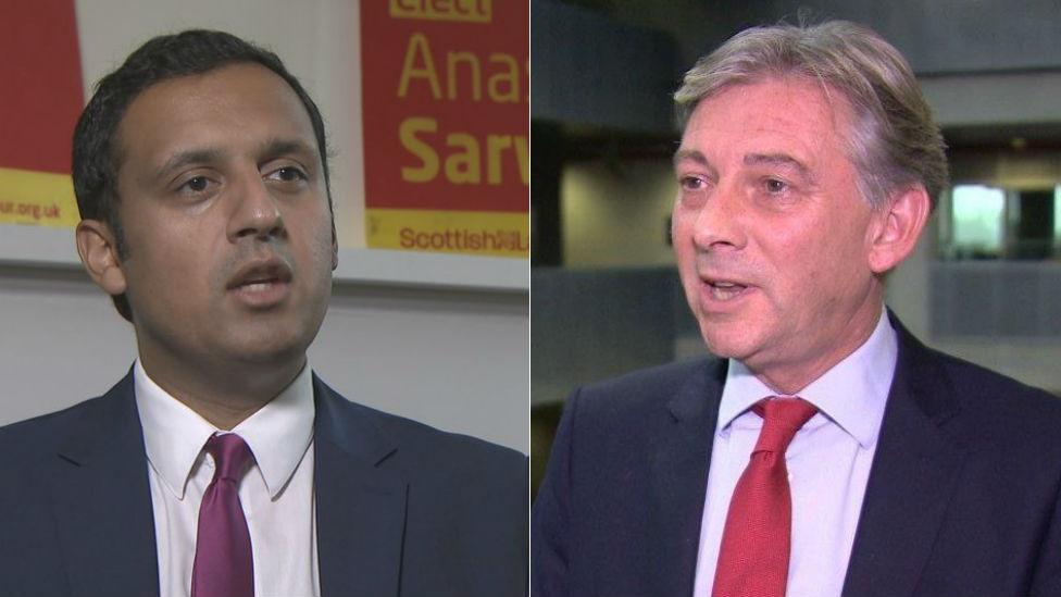 Anas Sarwar and Richard Leonard