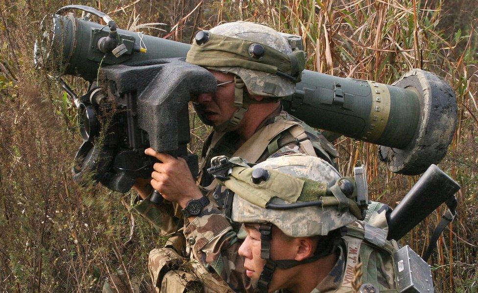 Anti-tank training in South Korea, 2006