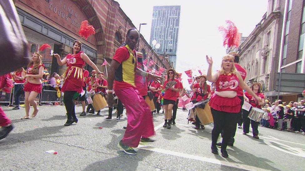 Performers-in-Manchester-Pride.