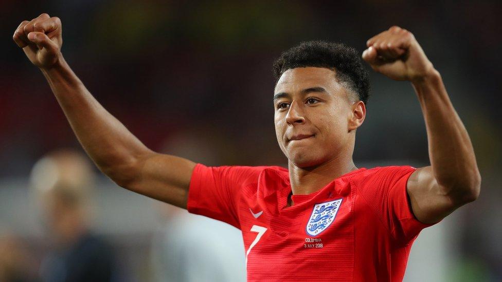 jesse-lingard-in-england-shirt