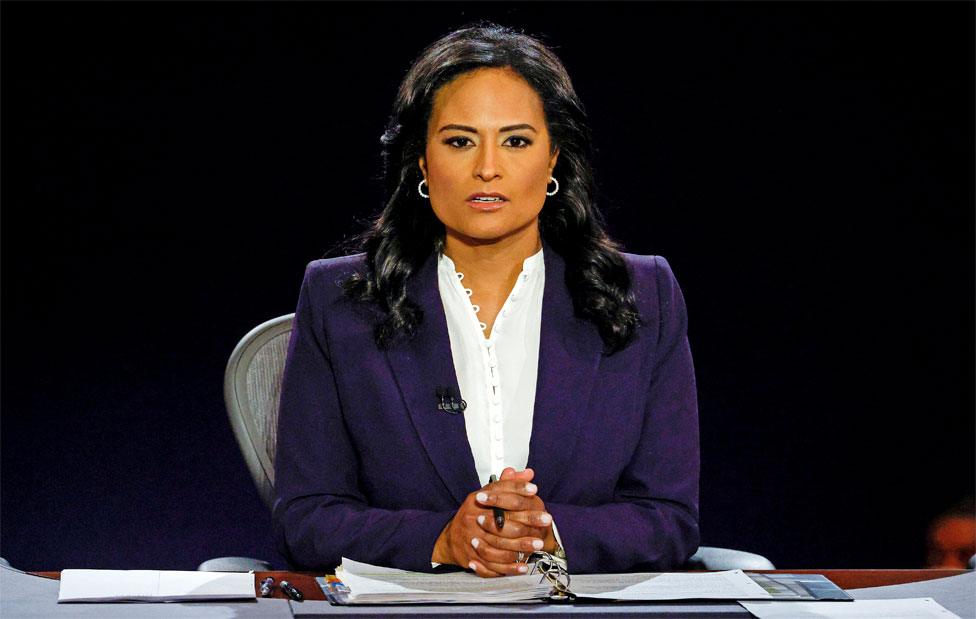 Debate moderator Kristen Welker