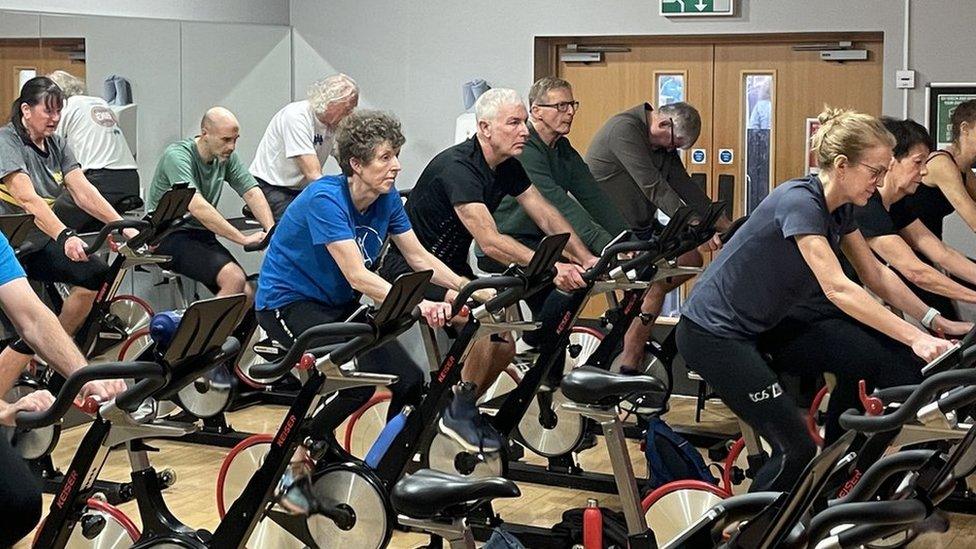 Parkinson's spin class