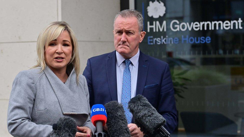 Michelle O'Neill and Conor Murphy