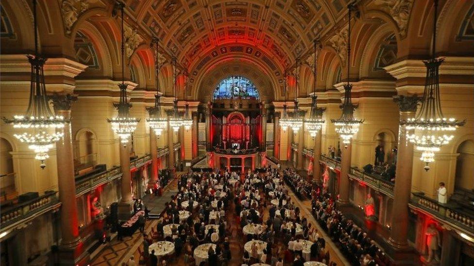 General view of Liverpool Town Hall, where the 96 victims of the Hillsborough disaster have been posthumously awarded the Freedom of the City.