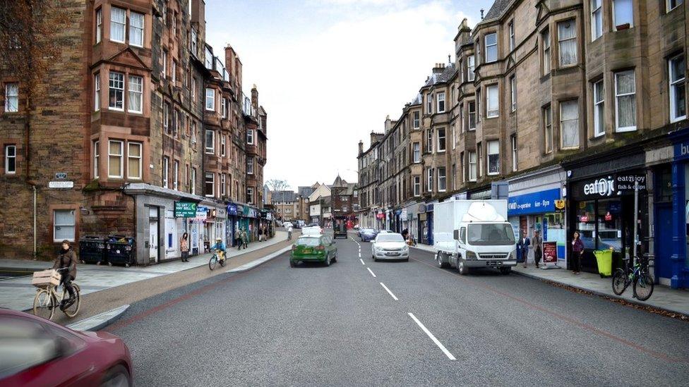 Artist Impression of Roseburn terrace