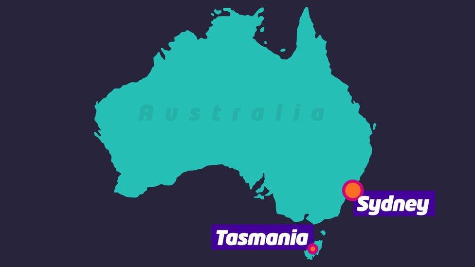 Map of Australia