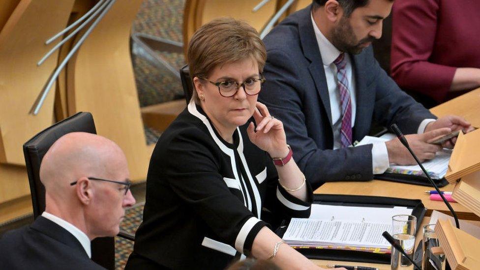 Nicola Sturgeon at FMQs