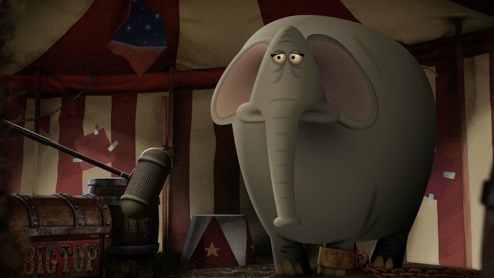 Elephant from Aardman Animations