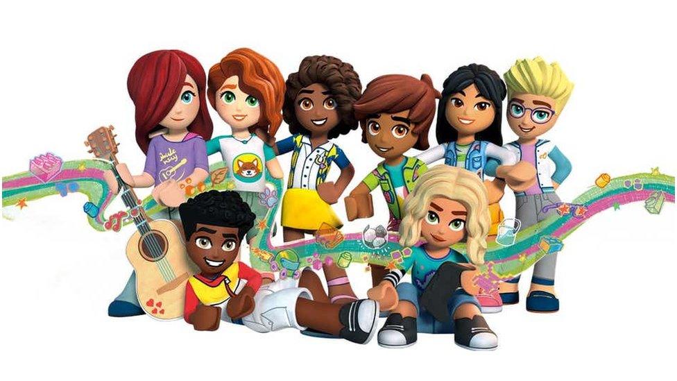 Characters from the new Lego Friends range