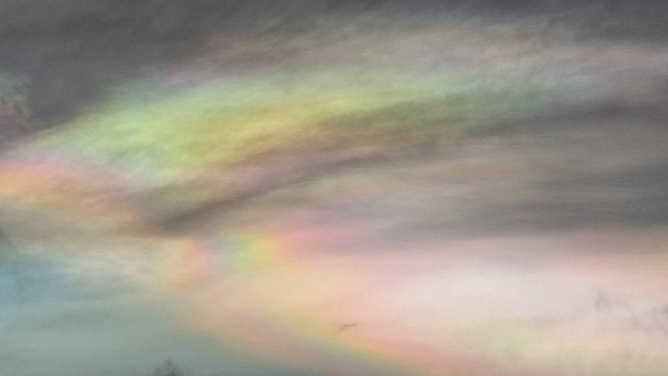 Rainbow clouds in Warrenpoint