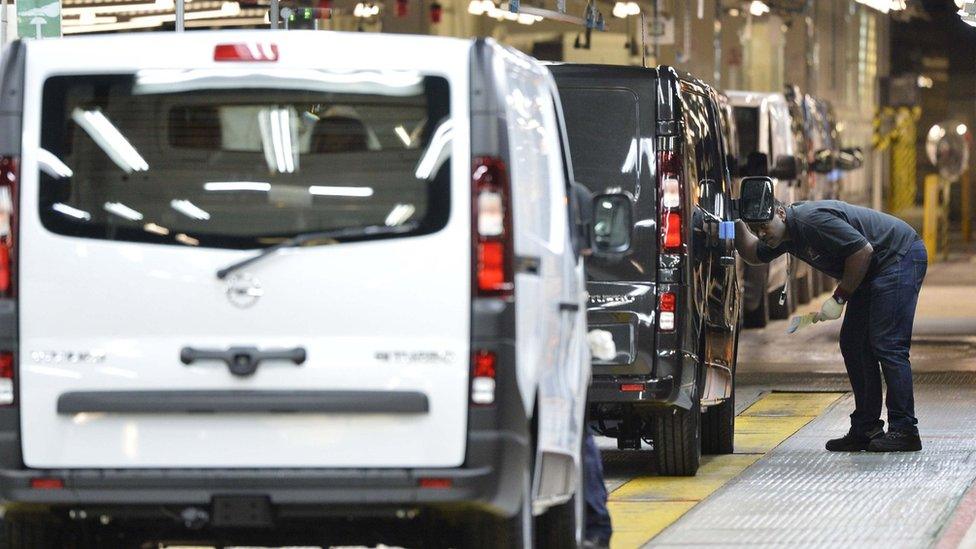 Vauxhall production line