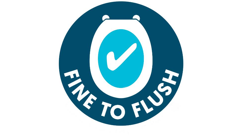 Fine to flush logo