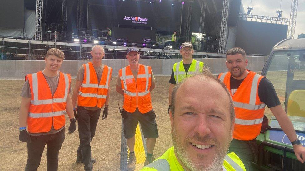 Volunteers at Ampthill Festival