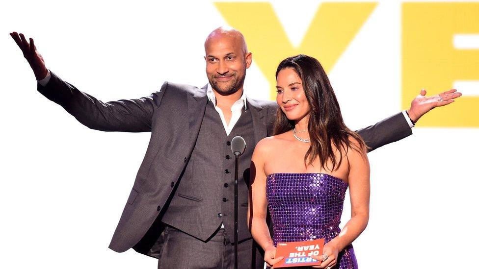 Keegan-Michael Key and Olivia Munn