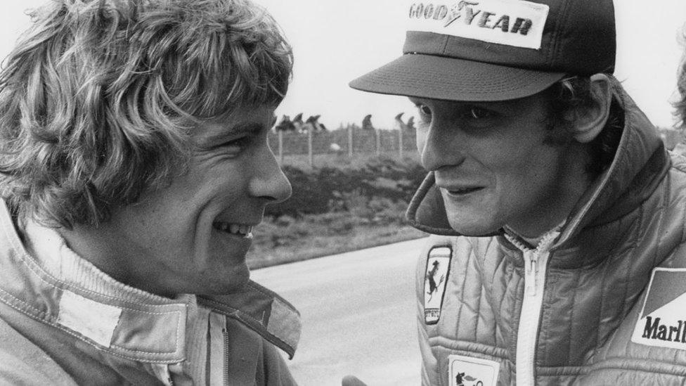 Niki Lauda and James Hunt, Grand Prix of Sweden, Anderstorp Raceway, 09 June 1974