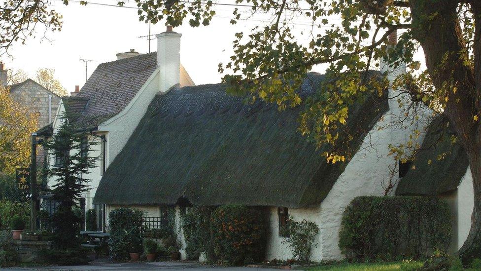 The Star Inn at Harome before the fire