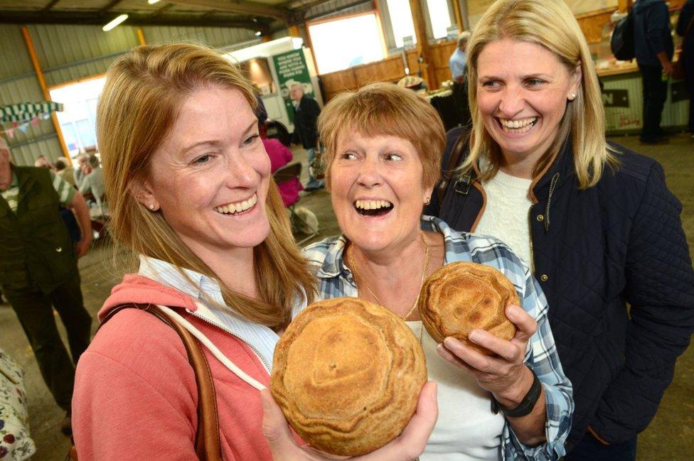 Women enjoy PieFest