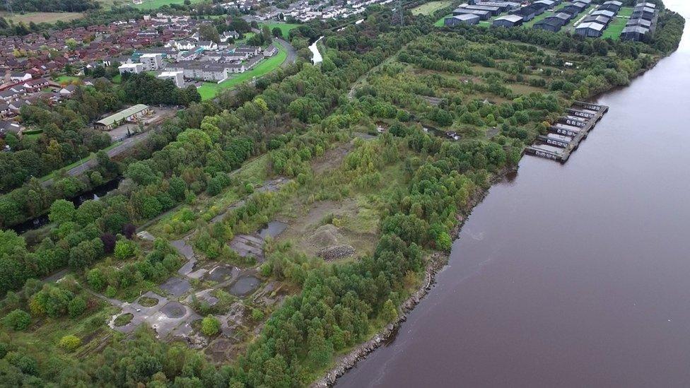 Site of former Carless oil facility where hub would be located