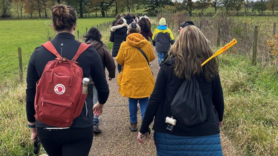 Women walking in the St Albans area