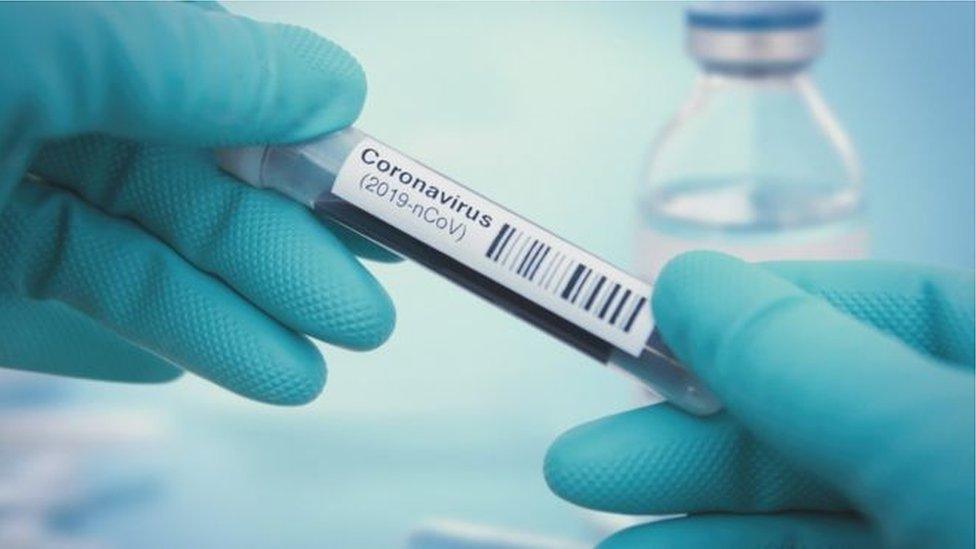 Coronavirus test-tube