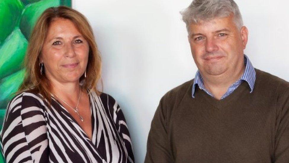 Julia Howe principal for weymouth college and Luke Rake principal for Kingston Maurward college