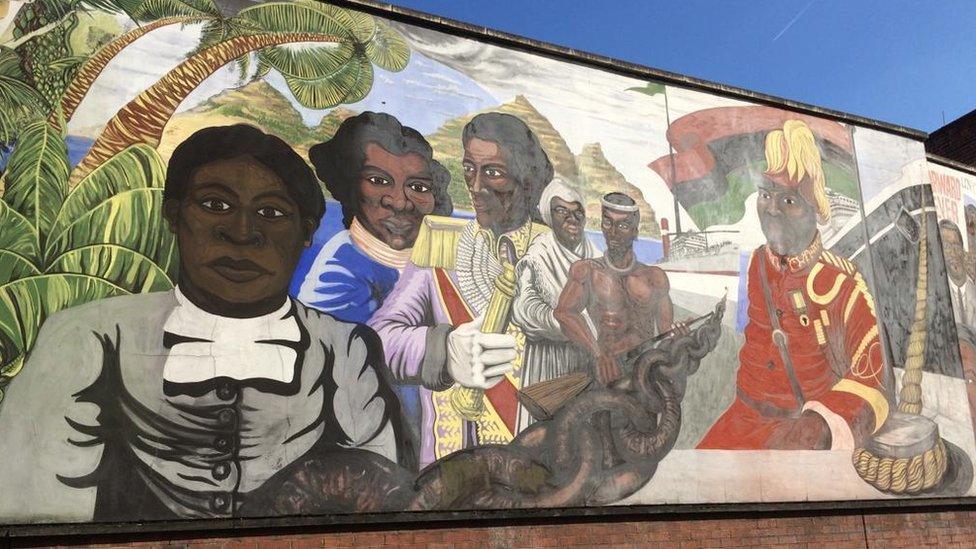 black history mural