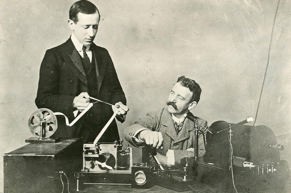 Guglielmo Marconi and George Kemp