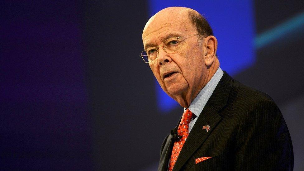 US Commerce Secretary Wilbur Ross