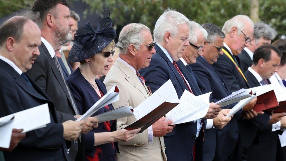 Prince Charles attended the ceremony