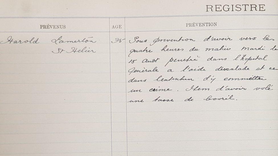 Harold Lamerton register