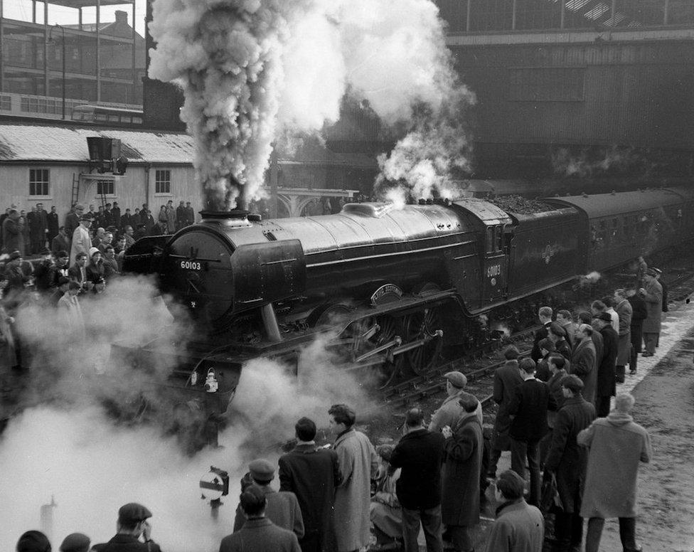 The Flying Scotsman in full steam