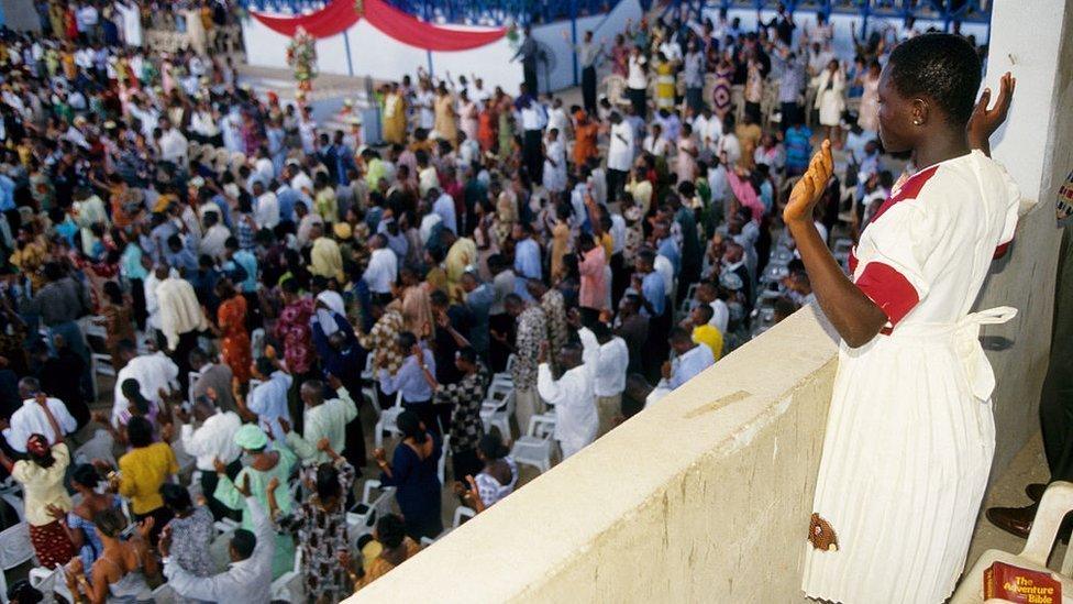 Church service in Accra (archive shot)