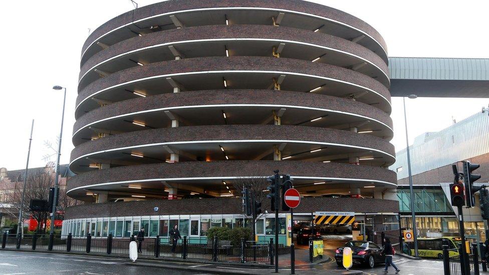 Eldon Square multi-storey car park in Newcastle