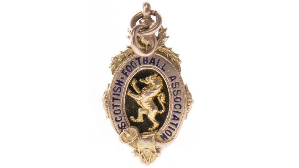 Scottish Cup medal won in 1923