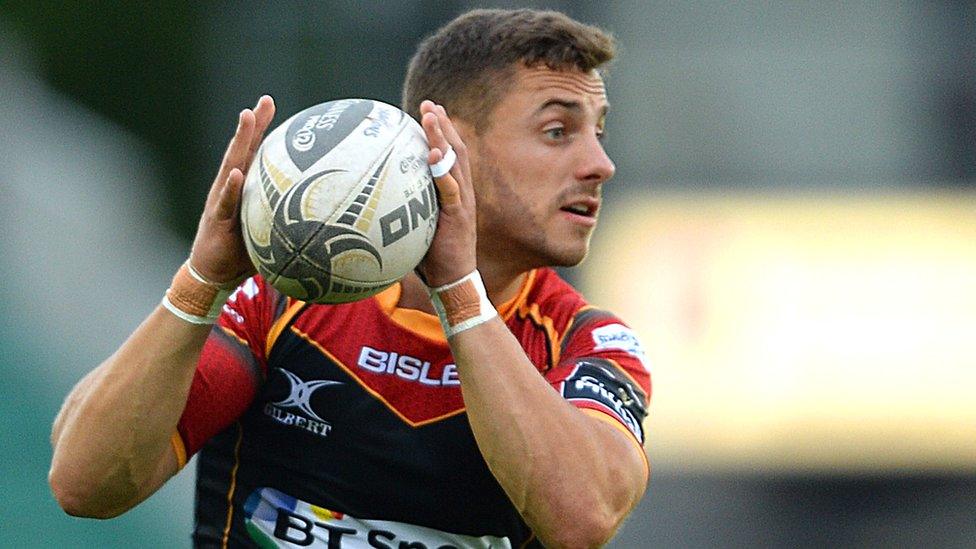 Dragons fly-half Dorian Jones