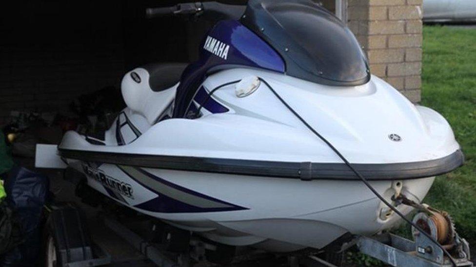 The seized WaveRunner