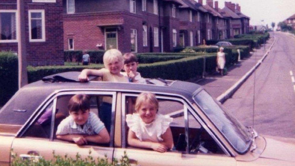 Children in a car